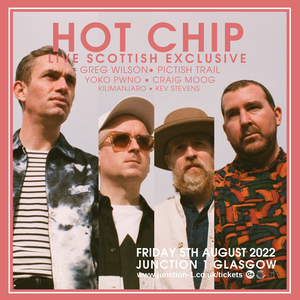 Hot chip on sale tickets glasgow